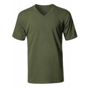 Camiseta Holgada de Algodón 100% Hecha a Medida para Hombre, Camiseta Hip Hop Extra Grande de Alta Calidad, MOQ Bajo, Camisetas con Cuello en V para Hombre - Product Image 1
