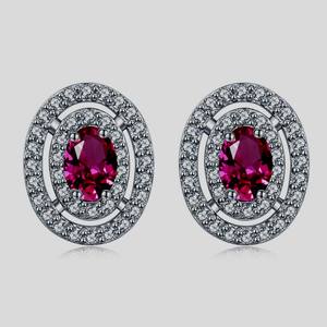 Bijoux pour femmes Boucles d'oreilles en argent style bohème Bijoux en argent sterling 925 Quartz rose Boucles d'oreilles faites à la main - Product Image 1