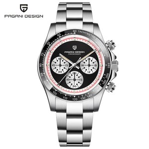New PAGANI DESIGN 1676 New Men's Watches Quartz Wrist Watch Men <strong>Retro</strong> Sports Chronograph Japan VK63 Sapphire Glass <strong>Clock</strong> - Product Image 2