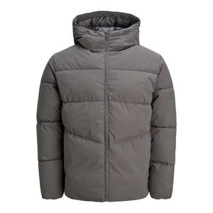 Veste matelassée épaisse imperméable pour homme avec logo sur le devant, décontractée, pour l'hiver - Product Image 1