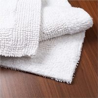 Tapis de bain 100% coton pur, super doux, absorbant, tufté, moderne, 17x24, réversible, fait main, lourd, lavable, pour la maison et l'hôtel