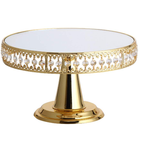 Soportes de decoración de alta venta, soporte de mesa con acabado dorado para pasteles, servilletas para fiestas y pasteles de boda, postres - Product Image 3