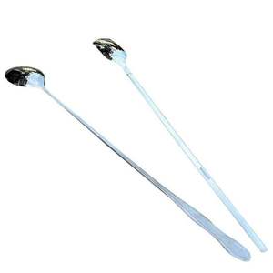 Tendencias recientes Cuchara Limpiar Barra agitadora de acero inoxidable Spork de doble cabeza para bares/tiendas de té de leche/restaurantes, etc. - Product Image 4
