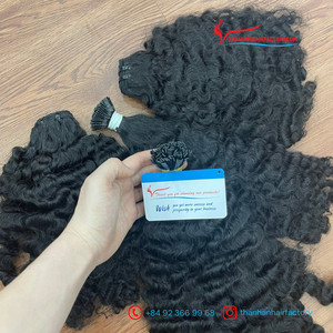 Extensiones de cabello rizado de vapor de alta calidad 2024, trama de cabello humano económico con cutícula completa de cabello birmano - Product Image 1