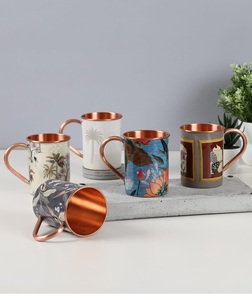 Tazas de cobre más vendidas, perfectas para mulas o cócteles de Moscú y bebidas de hierbas disponibles a precio de fábrica - Product Image 3