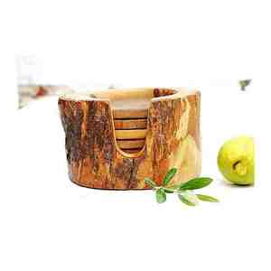 Vente chaude À La Main En Bois Arbre Sous-verres Noyer Sheeshm Bois Conception Personnalisée Fabrication Indienne Avec Une Qualité Supérieure - Product Image 1