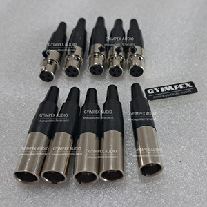 Très fiable Mini XLR femelle vers Mini XLR mâle Microphone Câble audio montage sur câble connecteur XLR standard 3 broches 4 broches 5 broches 6 broches - Product Image 6