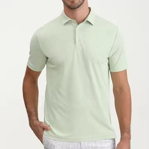 Super septembre, personnalisez votre propre marque, t-shirts polo de golf pour hommes, coupe ajustée, couleur unie, uni, sport, élastique, piqué glacé - Product Image 4
