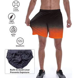 Men Workout Running Quick Dry Gym Fitness Training Wear With <b>Zipper</b> Pocket <b>Shorts</b> Latest Design Men Wear Summer <b>Shorts</b> - Product Image 3