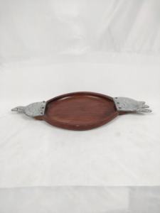 Bandeja rectangular de madera de haya para té/café, plato para cenar, artesanía en madera, estilo japonés. - Product Image 3