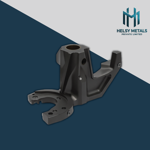 Support de suspension en aluminium VMC multi-axes personnalisé, nervure renforcée, articulation de direction pour l'industrie automobile et les machines industrielles - Product Image 1