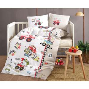 Ensemble de housse de couette beige Clasy Baby Truck Literie chic et élégante - Product Image 1