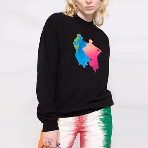 Vente chaude Sweat-shirt pour femme en molleton 100% coton de haute qualité, manches longues, col rond, pour l'extérieur, vêtements d'hiver, sweat-shirts pour femmes - Product Image 1