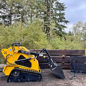 Livraison gratuite bon marché Mini Skid Steer moteur CE EURO5 EPA Skidsteer roue diesel sur chenilles Mini chargeuse sur chenilles pour tout terrain - Product Image 3