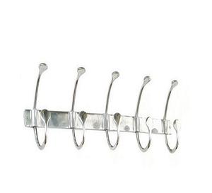 Crochets muraux en métal en aluminium de créateur accrochant argenté Cintres de décoration de fantaisie avec la conception moulée - Product Image 4