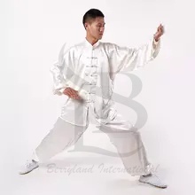 2025 uniforme de Kung Fu personnalisé pour les étudiants 100% coton respirant formation porter uniforme de Kung Fu avec tissu de coton doux - Product Image 5