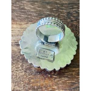 Kevin Billah Multi Stone Sterling Silver <b>Adjustable</b> <b>Ring</b> <b>Size</b> 9 - Product Image 5