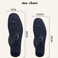 Semelles de Massage Magnétique pour Chaussures Hommes et Femmes Acupression Réflexologie Coussinets de Pieds Aimants Nœuds Surélevés Stimulation Inserts de Chaussures