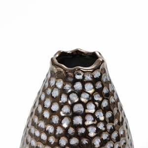 Juego de jarrones de Metal con textura plateada de lujo, sala de estar decorativos modernos para jarrones de flores, oficina, Hotel, centro de mesa - Product Image 4