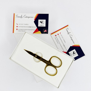 Mini juego de manicura de Plasma dorado de alta calidad, tijeras para cutículas de acero inoxidable de lujo, cejas, pestañas, corte de uñas, cosmético - Product Image 3