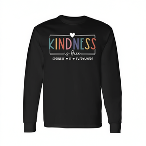 T-shirt à manches longues « Diffusez la gentillesse partout » Produit promotionnel - Product Image 2