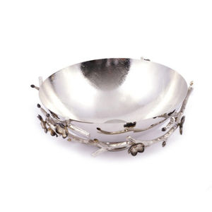 Cuenco de Metal de la mejor calidad, cuenco decorativo redondo de estilo único con mango de diseño de hoja de Ginkgo para decoración de mesa de comedor - Product Image 2