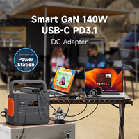 HKY 156W USB C PD 3.0 Cordon d'alimentation CC à CC 28V 5A 20V 5A 100W Adaptateurs de chargeur de voiture multiport pour ordinateur portable et téléphone portable