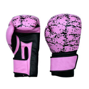 Guantes de boxeo de cuero personalizados de calidad verificada para gimnasio Fitness MMA Kickboxing Training Pull-On Closure Hook-and-Loop Wrist - Product Image 1