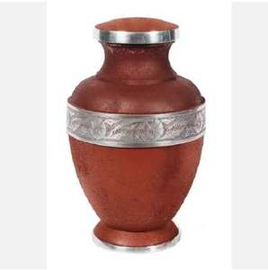 โกศเก็บของทรงเถ้าทองเหลืองพร้อมข้อความตามสั่งขนาดใหญ่ทำด้วยมือตกแต่งสไตล์โบราณ - Product Image 3