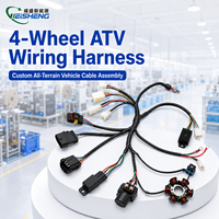 Harnais de câblage pour VTT à 4 roues, personnalisé, en PTFE, nylon, PBT, étanche IP67, assemblage multi-connecteurs