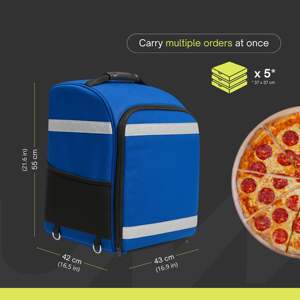 Sac à dos classique pour la livraison de nourriture, isolé, imperméable et facile à transporter - Product Image 3