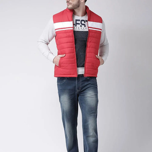 Mens winter warm puffer vest sleeveless <b>padded</b> outerwear lightweight <b>thermal</b> bodywarmer ideal for outdoor activities - Product Image 4