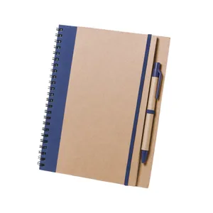 Quaderno Promozionale Sostenibile con Design a Tunnel Riciclato, Gadget Ecologici - Product Image 4