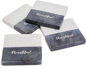 จานรองแก้วหินสี่เหลี่ยมสำหรับบ้านสำนักงานร้านอาหาร - Product Image 5