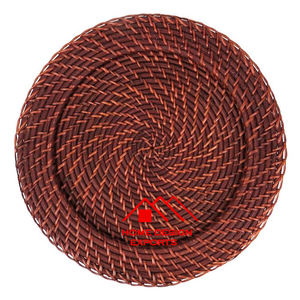 Table & Table Ware Utilisation Personnalisé Conception À La Main Meilleure Vente Chaude À La Main Conception En Spirale Plaque De Chargeur pour Salle À Manger - Product Image 2