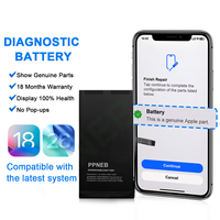 Batterie de diagnostic d'usine, livraison rapide pour iPhone 14/14 Pro/14 Plus/14 Pro Max, garantie de remplacement de 18 mois