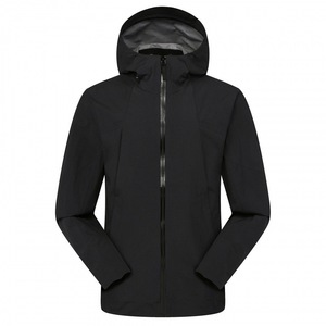 Chaqueta de exterior impermeable a prueba de viento personalizada para montañismo, ropa de trabajo, logotipo frontal de talla grande, tipo de cierre de invierno con cremallera - Product Image 2