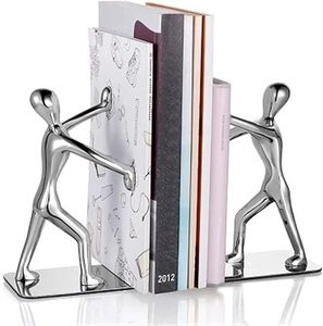 Étagères modernes en métal Sculpture de luxe en métal Espaces artistiques Serre-livres réglables en métal Artisanat Alam Export India - Product Image 4