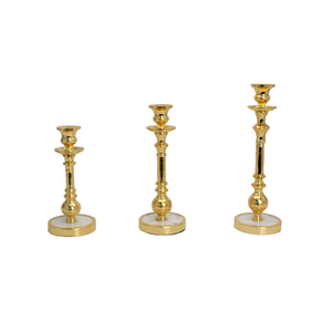 Modern Style Gold Coated Iron Candle Holder Votive Latest Design Hot Selling for Christmas & Wedding Table Decoration - Product Image 4