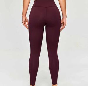 Leggings de gymnastique en coton de haute qualité pour femmes respirant tour rapide vêtements de Fitness solide vêtements d'hiver décontractés grande taille disponible - Product Image 4