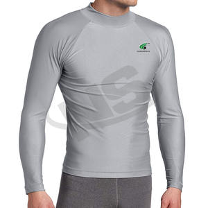 Venta caliente Hombres Compresión Rash Guard Manga completa Estiramiento Logotipo personalizado Ropa de entrenamiento Cómodo MMA Jiu Jitsu Kimono Conjuntos - Product Image 4