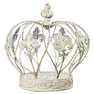 Couronne en métal Décoration royale et élégante Matériau de haute qualité Idéal pour la décoration de bureau à domicile et d'événement de luxe - Product Image 1
