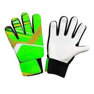 Gants de gardien de but en cuir personnalisés fourniture directe d'usine avec paume antidérapante à haute adhérence pour l'entraînement de football professionnel - Product Image 5