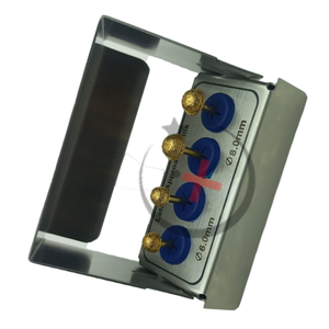 Kit especializado de fresas de enfoque lateral para implantes dentales, herramientas manuales de acero para procedimientos de colocación de implantes laterales indoloros - Product Image 5