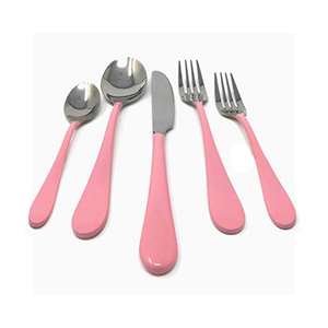 Ensemble de 4 couverts de luxe écologiques en acier inoxydable couverts plaqués or de style américain de qualité supérieure - Product Image 3