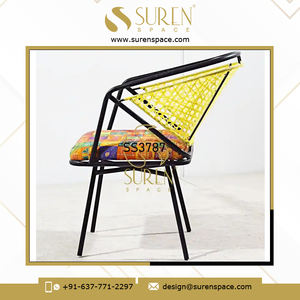 Indian Style Handcrafted Iron Plastic Cane <b>Chair</b> with Seat Available with Custom Logo at Affordable Market Price - Product Image 4