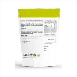 Poudre de mousse de mer 100% biologique emballée avec des minéraux et des nutriments soutient l'immunité digestion santé et vitalité de la peau