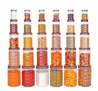 FreshPack Elite, récipient en plastique moderne avec couvercle, compatible micro-ondes, qualité alimentaire, capacité de 3 litres, multifonctionnel, pour la maison et la restauration, finition brillante