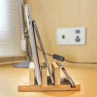 Support pour ordinateur portable ergonomique et écologique en MDF avec plateau pour ordinateur portable et support pour ordinateur, accessoires informatiques pliables