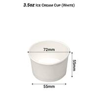 TBH Malasia - Vaso/Tazón de Papel Desechable Ecológico Laminado con PE, Impresión Personalizada de Alta Calidad, Pared Simple, 3.5 oz, Gran Venta